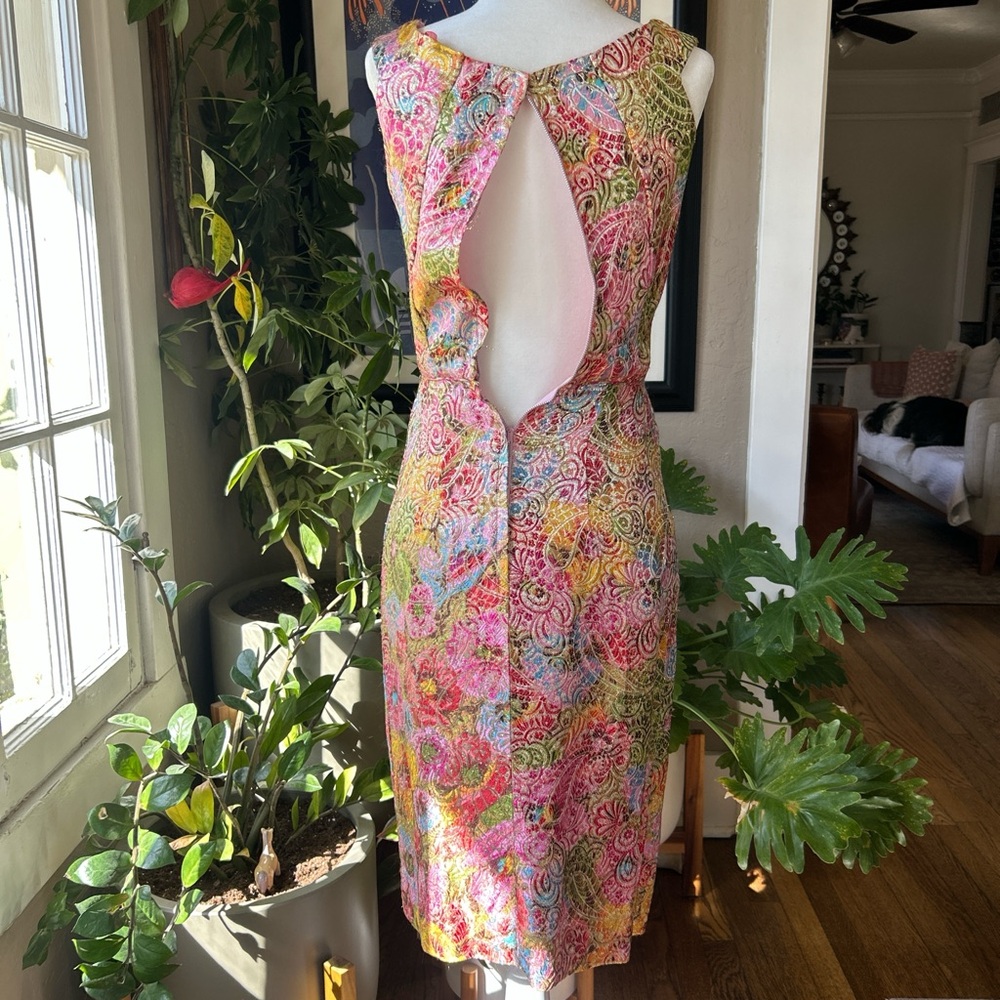 American Vintage Colorful Floral Midi Dress - Picture 8 of 8